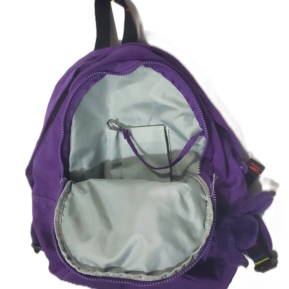 KIPLING Backpack Medium size Purple Durable Roomy adustable Shoulder Straps main image 6